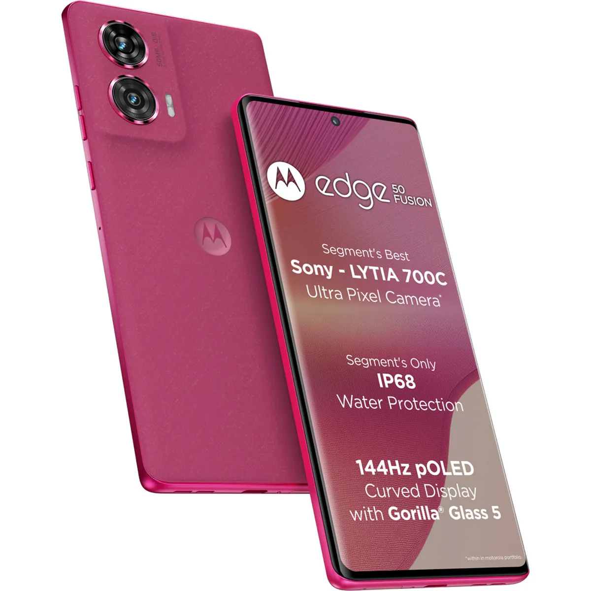 Moto Edge 50 Fusion 5G (Hot Pink, 12GB + 256 GB)